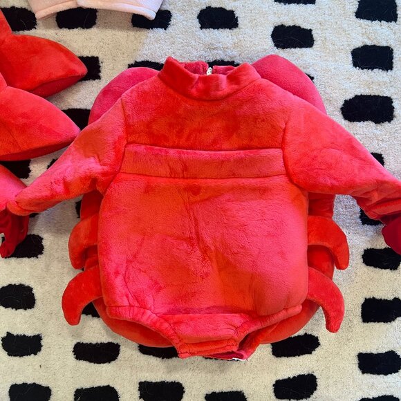 Disney Red and Pink Crab Costume for Kids - Picture 3 of 3